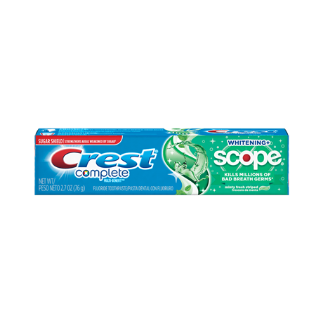 Crest Complete Whitening + Scope Toothpaste, Minty Fresh, 2.7 Oz, 24/cs 3700017281-1