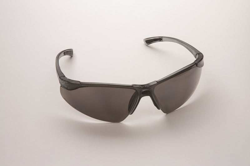 Safety Glasses, Grey Frame/Grey Lens, Universal Size, 12/cs 3710G