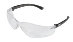 Bifocal Safety Glasses, Black Frame/Clear Lens. +2.0 Diopter, Universal Size, 12/bx 3770C