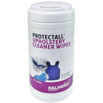 Protectall Upholstery Cleaner Wipes, 10” x 12”, 50 ct/canister, 12 can/cs