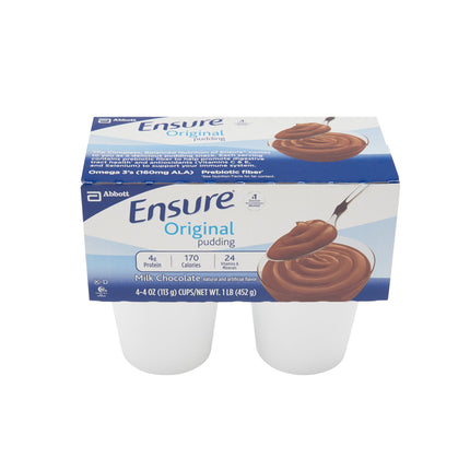 Oral Supplement Ensure Original Pudding Milk Chocolate Flavor Liquid Cup
