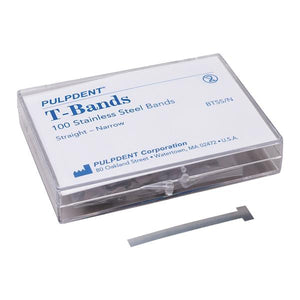 Pulpdent T-Bands Matrix Bands 100/pk BTBS-N