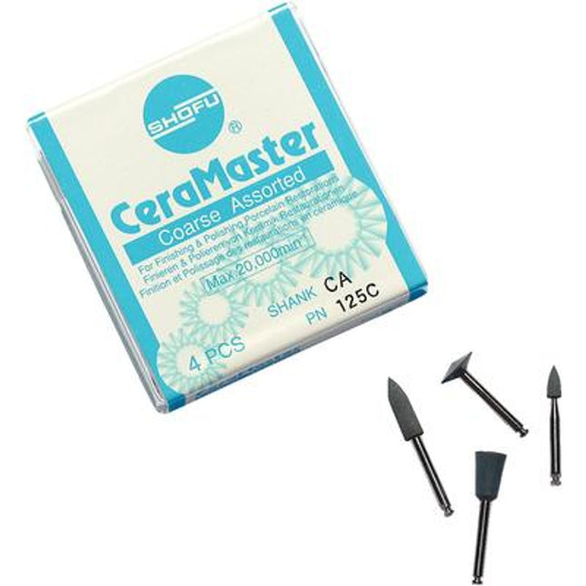 Shofu Dental | CeraMaster Polisher Coarse Assortment Package | 125C