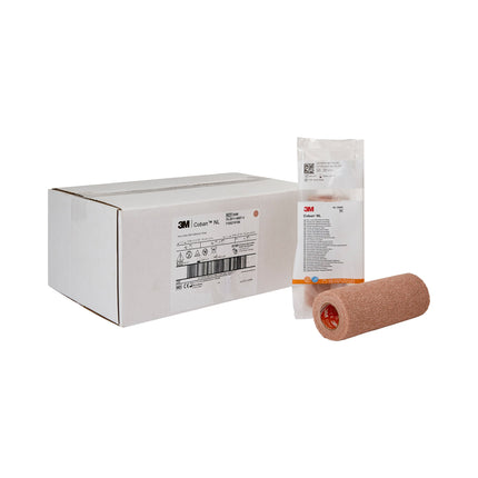 3M | Cohesive Bandage 3M™ Coban LF 6 Inch X 5 Yard Self-Adherent Closure Tan NonSterile Standard Compression | 2086-12