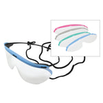 Safety Glasses, Office Pack (10 Black Frames, 20 Clear Lenses & 1 Neck Cord) 3900