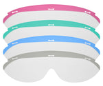 Safety Glasses, Replacement Lenses, Clear, 100/pk 3902