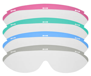 Safety Glasses, Replacement Lenses, Clear, 100/pk 3902