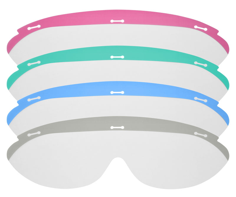 Safety Glasses, Replacement Lenses, Clear, 100/pk 3902