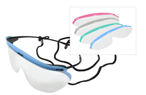 Safety Glasses, Value Pack (25 Black Frames, 100 Clear Lenses & 5 Neck Cords) 3908