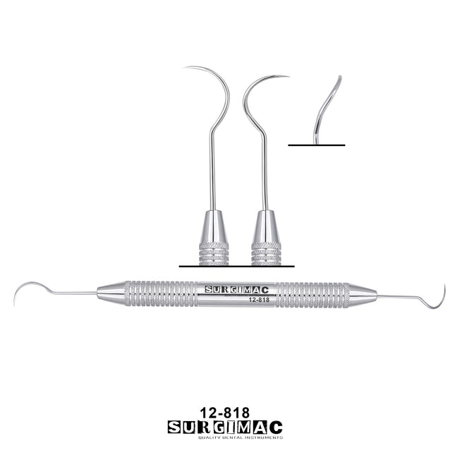 SurgiMac 3CH Cowhorn XTS Explorer, Double-Ended, Stainless Steel, Air Series, 1/Pk | SurgiMac Dental Supply