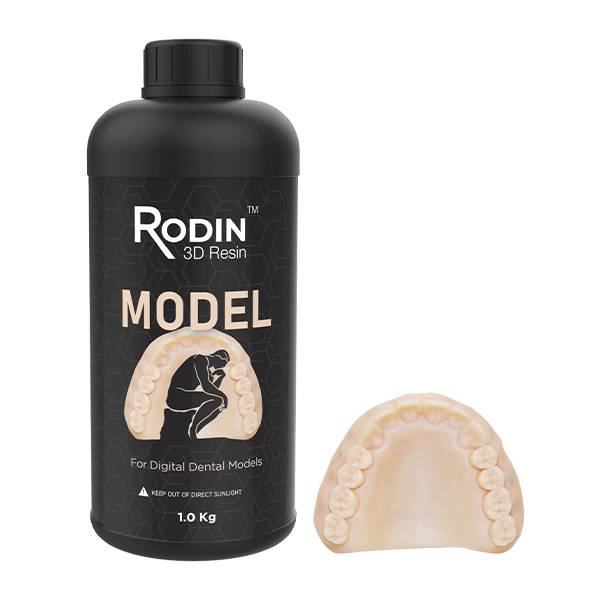 Rodin Model TAN 3D Resin, 1kg Bottle, 1/Pk. | SurgiMac Dental Supply