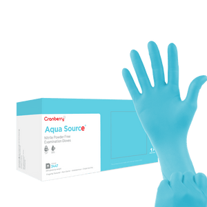 Aqua Source Nitrile Powder Free Exam Gloves X-Large | SurgiMac Dental Supply