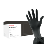 Carbon Air Nitrile Exam Gloves, Large, Powder Free, Non-Sterile, Black, 300/Box | SurgiMac Dental Supply