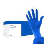 Evolve Nitrile Exam Gloves: Large 300/Bx. Powder-Free, Fingertip-Textured | SurgiMac Dental Supply