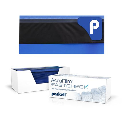 AccuFilm FastCheck Pre-Mounted Articulating Film | S054 | | accessories, Articulating material, Articulating materials & accessories, Dental, Dental Supplies | Parkell | SurgiMac