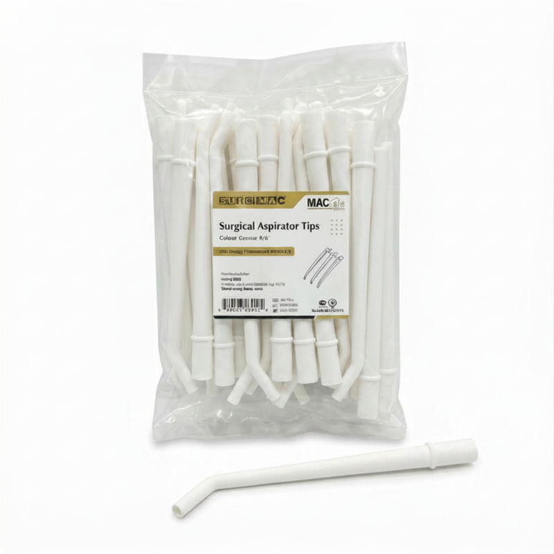 SurgiMac Surgical Aspirating Tips, White, 1/8
