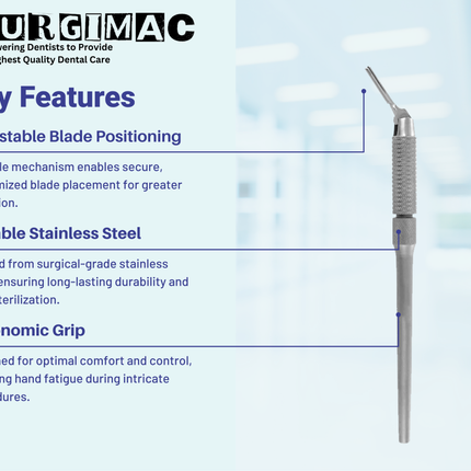 Movable Adjustable Scalpel Blade Handle 