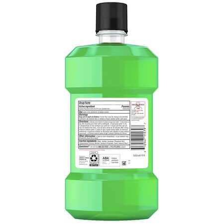 Listerine Smart Rinse Kids Mouthwash Oral Rinse, Mint Shield Flavor, 500mL, 6/cs | SurgiMac Dental Supply