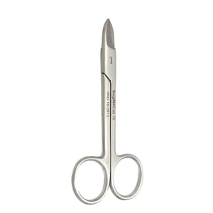 SurgiMac 4.25" Crown & Collar Scissors, Straight, Stainless Steel, Pro Series, 1/Pk | SurgiMac Dental Supply