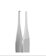SurgiMac 4.75" Adson Tissue Forceps, 1 x 2 Teeth, Stainless Steel, Eco Series, 1/Pk | SurgiMac Dental Supply