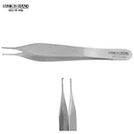 SurgiMac 4.75" Micro Adson Tissue Forceps, 1 x 2 Teeth, Stainless Steel, Eco Series, 1/Pk | SurgiMac Dental Supply