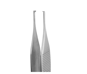 SurgiMac 4.75" Micro Adson Tissue Forceps, 1 x 2 Teeth, Stainless Steel, Eco Series, 1/Pk | SurgiMac Dental Supply