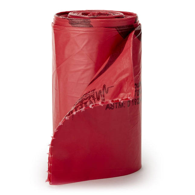 Infectious Waste Bag McKesson 10 to 15 gal. Red Bag Polymer Film 24 X 32 Inch