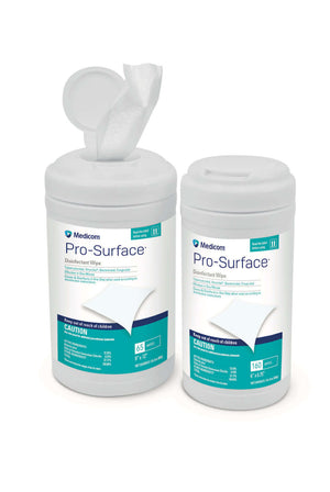 6" x 6.75" 160 Wipes/Canister, 12 Canisters/Cs 40060