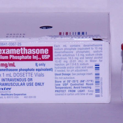 Dexamethasone Sodium Phosphate 10 mg / mL Injection 1 mL