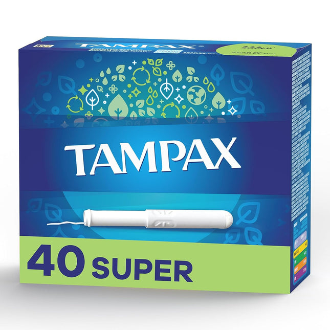 Procter & Gamble | Tampax Super Tampons, 40/bx, 12 bx/cs | 7301000072