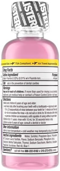 Listerine Total Care Zero Mouthwash, Alcohol Free, Fresh Mint, 95mL (3.2 oz), 24/cs | SurgiMac Dental Supply