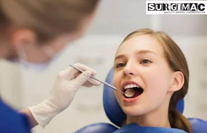 Dental Mirror #5 with Handle 6.5