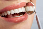 Dental Mirror #5 with Handle 6.5", Dentist Tool for Teeth Cleaning Inspection by SurgiMac 10-107-1
