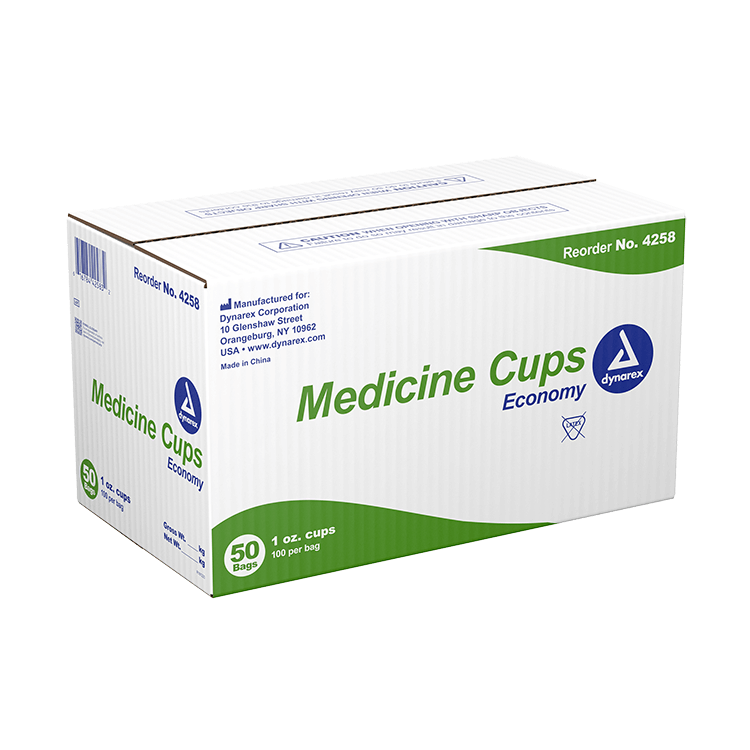 Medicine Cup Economy 1 oz. Clear Plastic Disposable 4258