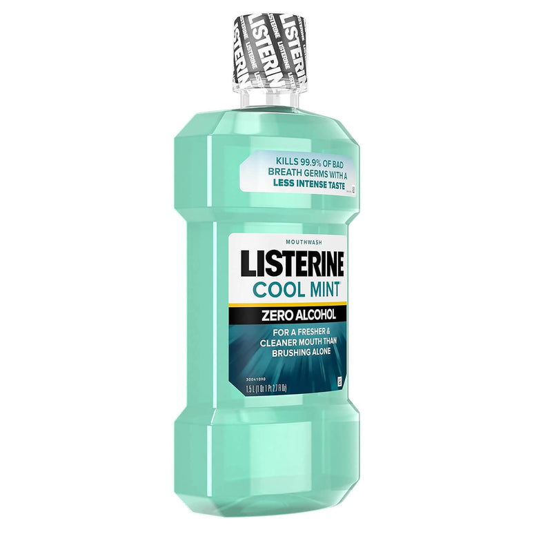 Listerine Zero™ Mouthwash, Clean Mint, 1.5 Liter, 6/cs | SurgiMac Dental Supply