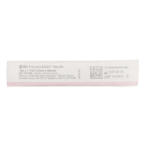 BD General Use Sterile Hypodermic Needle. 18 G x 1-1/2", Regular Wall Type | SurgiMac Dental Supply