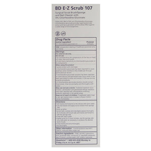 Impregnated Scrub Brush BD E-Z Scrub Polyethylene Bristles / Sponge Red