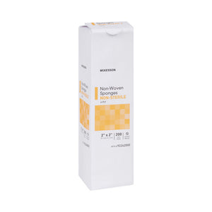 Nonwoven Sponge McKesson 2 X 2 Inch 4-Ply NonSterile 200 per Pack