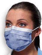 Crosstex | ASTM Level 1 Mask, Latex Free (LF), Blue, 100/bx, 5 bx/cs | GCIBL100