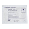 BD Luer Slip Tip Disposable Sterile Syringes Pharmacy Tray - 3 mL Without Safety Feature