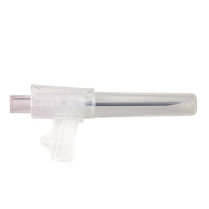 Safety Hypodermic Needle Magellan 1-1/2 Inch Length 18 Gauge Regular Wall Sliding Safety Needle