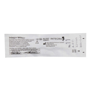 SurgiMac #11 Miltex Retractable Safety Scalpel, Sterile, Disposable, Stainless Steel, MacCut, 10/Pk | SurgiMac Dental Supply