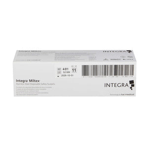 SurgiMac #11 Miltex Retractable Safety Scalpel, Sterile, Disposable, Stainless Steel, MacCut, 10/Pk | SurgiMac Dental Supply