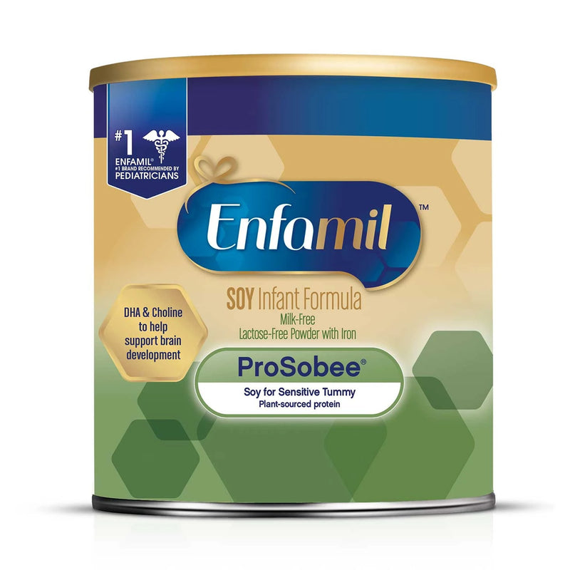 Infant Formula Enfamil ProSobee 12.9 oz. Can Powder Soy Lactose Intolerance 121401