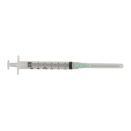 Standard Hypodermic Syringe with Needle PrecisionGlide 3 mL 1-1/2 Inch 21 Gauge NonSafety Thin Wall