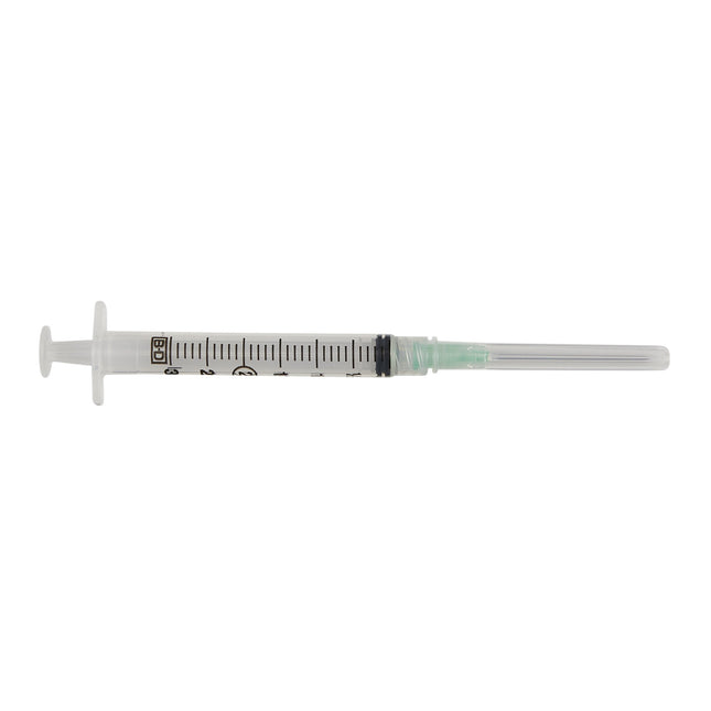 Standard Hypodermic Syringe with Needle PrecisionGlide 3 mL 1-1/2 Inch 21 Gauge NonSafety Thin Wall