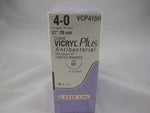 Coated Vicryl™ Plus Polyglactin 910 with Irgacare MP Antibacterial Suture SH 1/2 Circle Taper Point Needle Size 4-0 Braided | SurgiMac Dental Supply