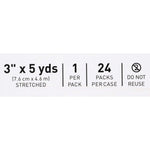 Cohesive Bandage McKesson 3 Inch X 5 Yard Self-adherent Closure Purple / Pink / Green / Light Blue / Royal Blue / Red NonSterile Standard Compression | SurgiMac Dental Supply