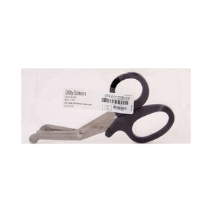 Utility Scissors McKesson 7-1/4 Inch Length Office Grade Stainless Steel / Plastic NonSterile Finger Ring Handle Angled Blunt Tip / Blunt Tip | SurgiMac Dental Supply