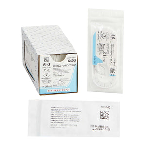 Perma-Hand™ Silk P-3 3/8 Circle Precision Reverse Cutting Needle Size 5-0 Braided | SurgiMac Dental Supply